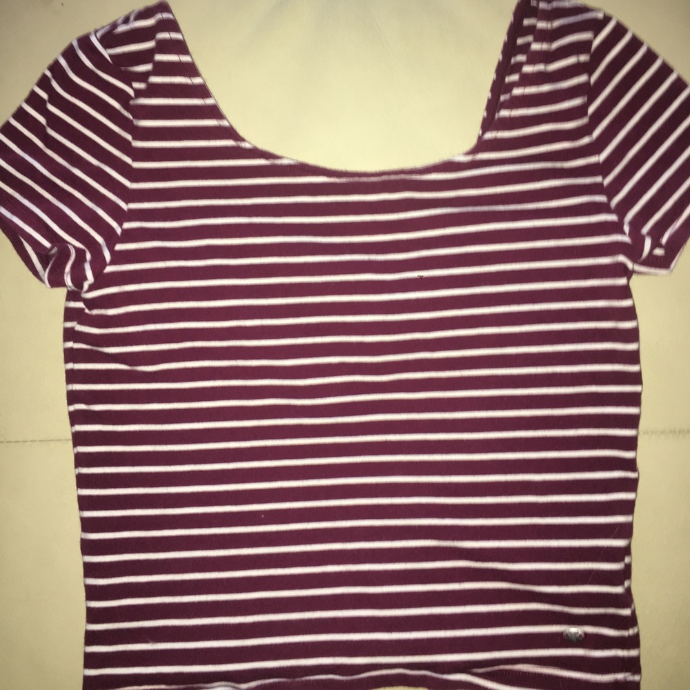 Striped crop top